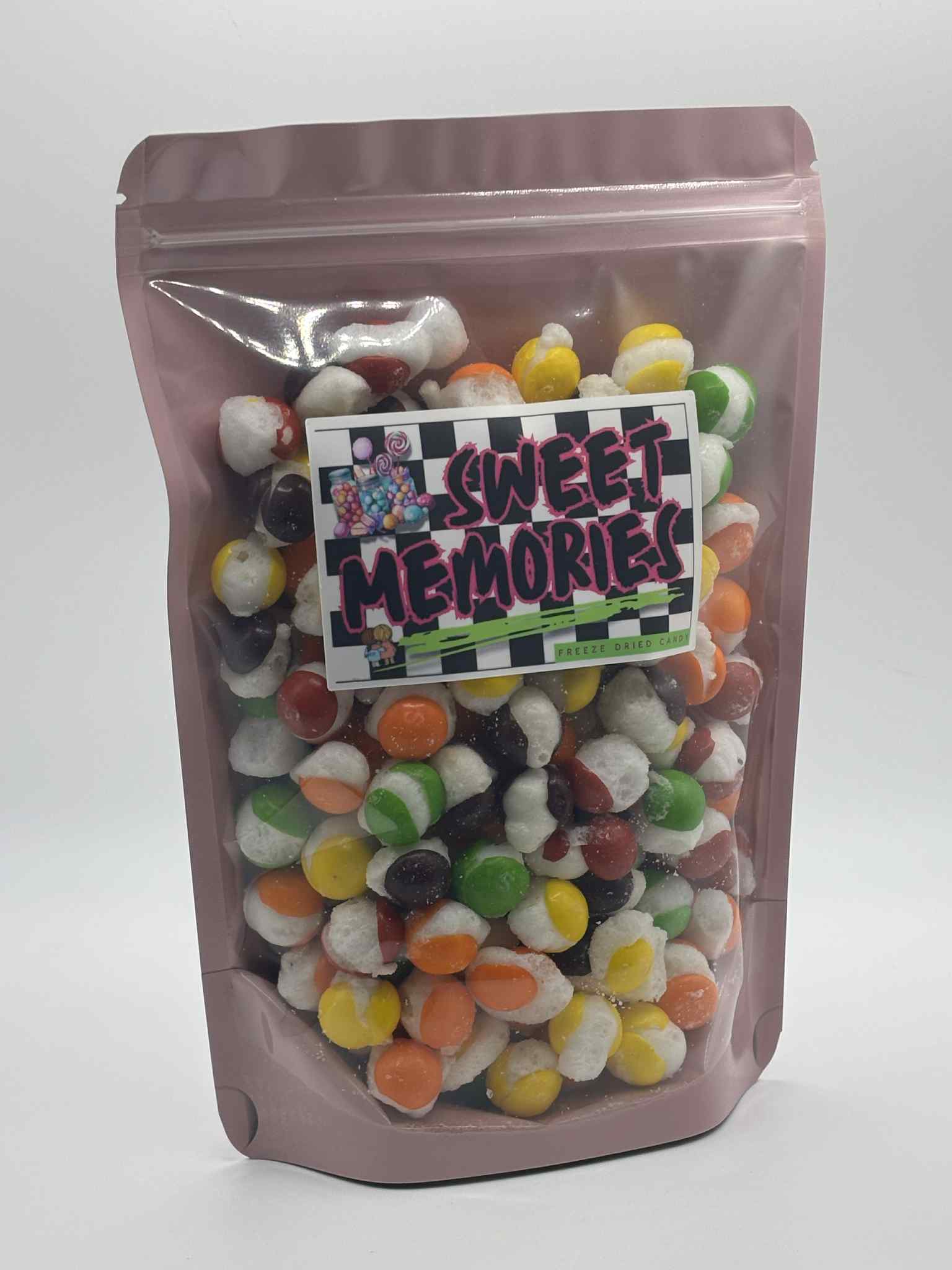 Colorful packaged candy display